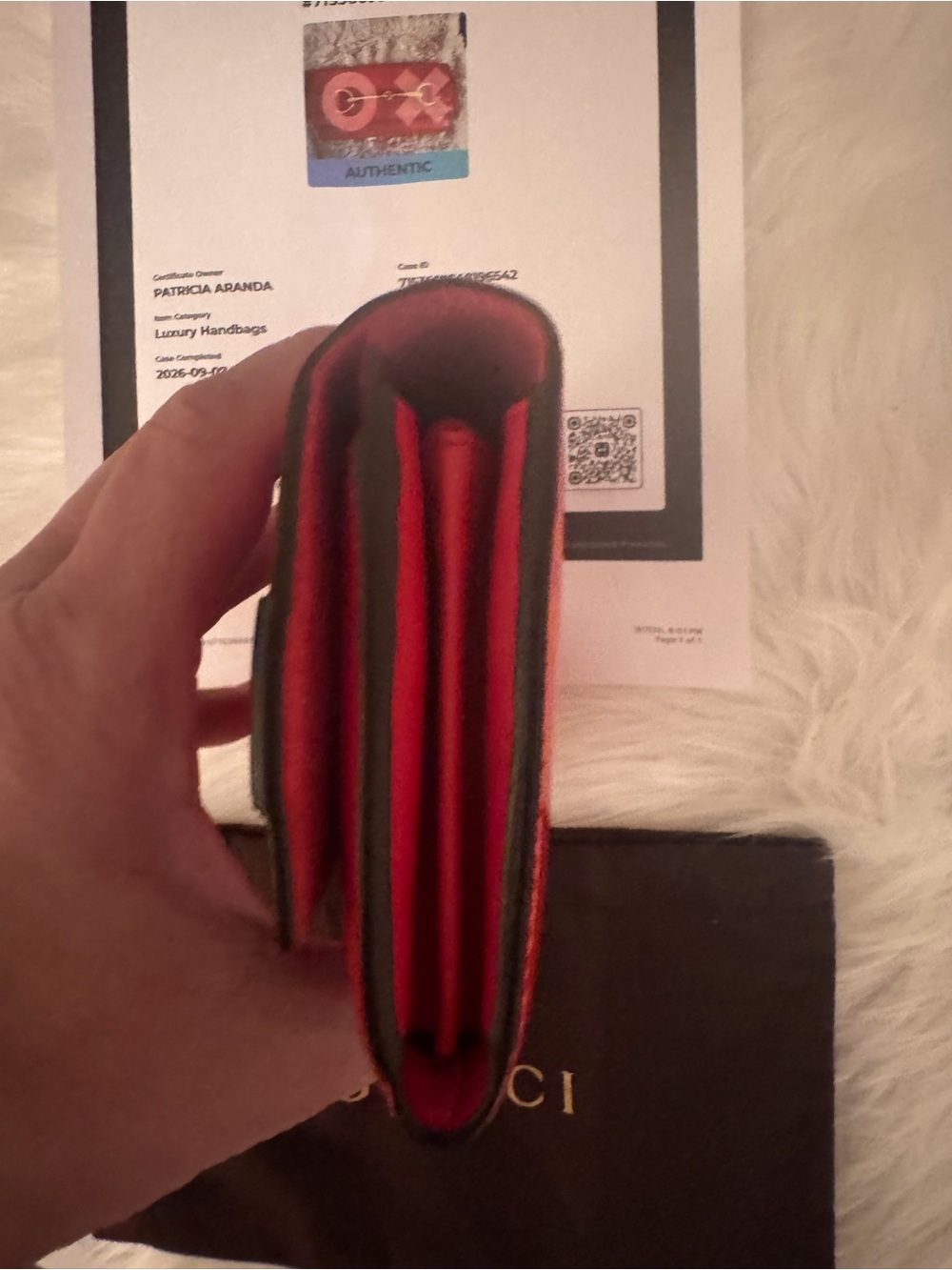 Gucci Red Patent Leather Horsebit Continental Wallet - Picture 5 of 15